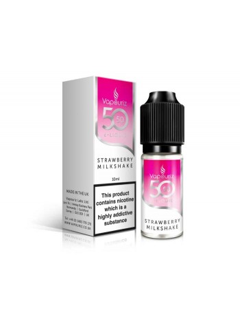 50/50 Strawberry Milkshake E-Liquid 10ml FRUITY